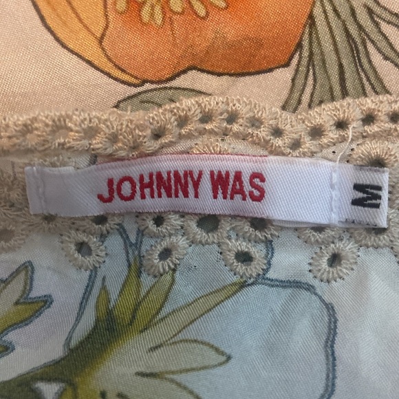 Beautiful Silk Johnny Was Blouse - Picture 6 of 7